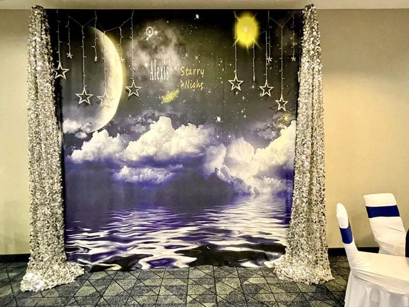 Custom Baby Shower Backdrop Party Event Decoration Personalized Backdrop
