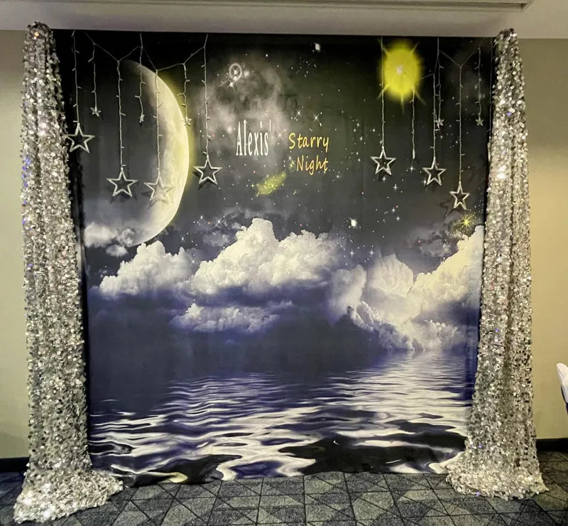 Custom Baby Shower Backdrop Party Event Decoration Personalized Backdrop
