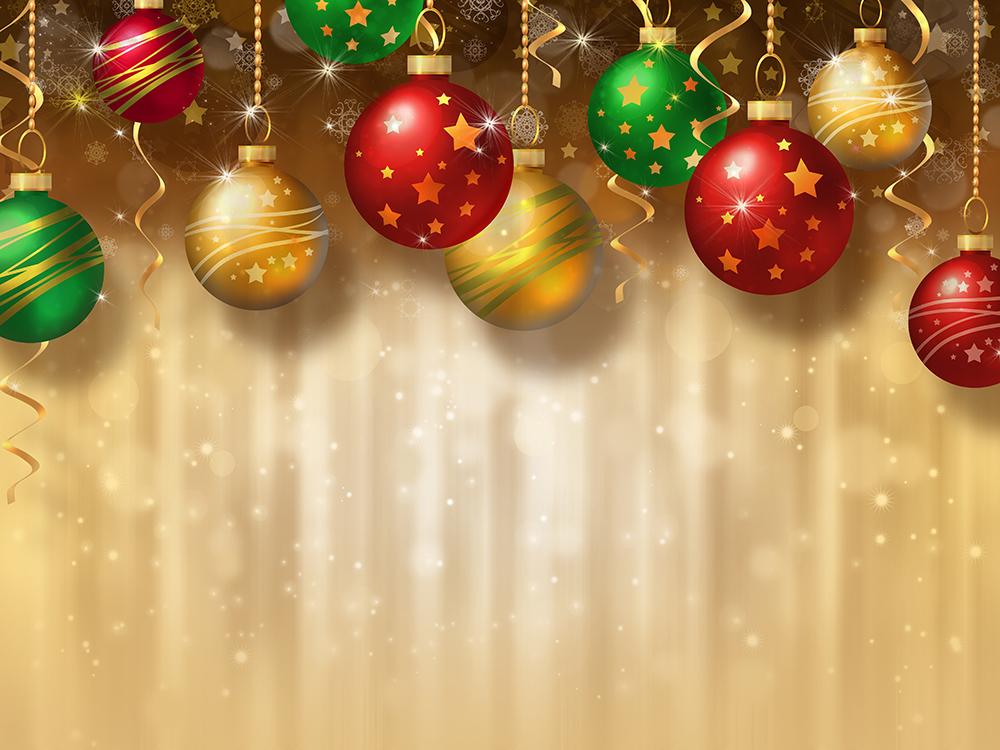 Festive Balloon Christmas Backdrops for Photography DBD-19314