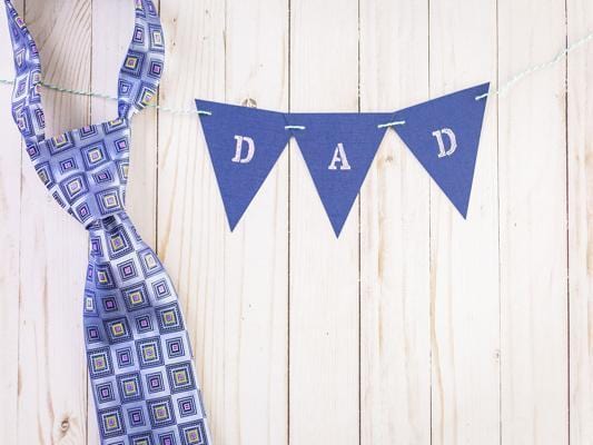 Tie Father's Day White Wood Photo Studio Backdrop