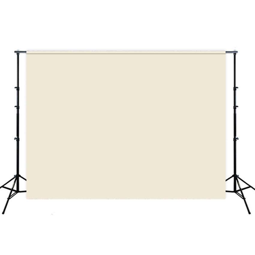 Pale Yellow Solid Color Photography Backdrop S7