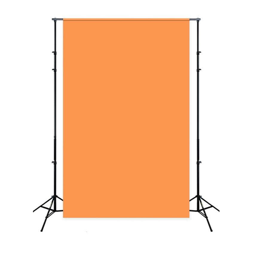Solid Color Tangerine Portrait Backdrop for Photo Studio SC19