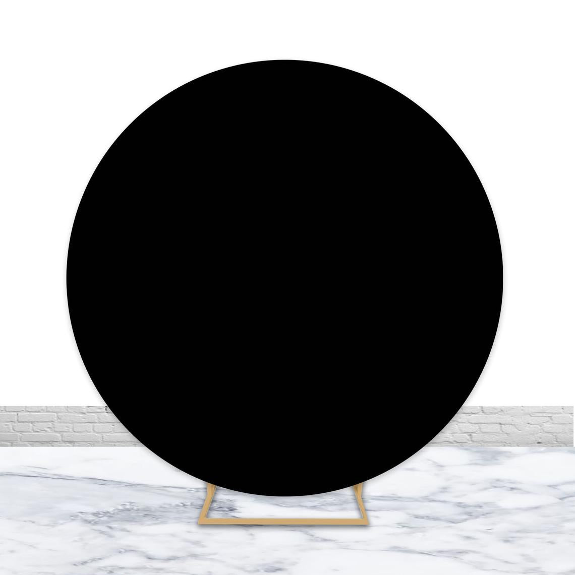 Custom Round Solid Colors Fabric Backdrop for Photo Shoot