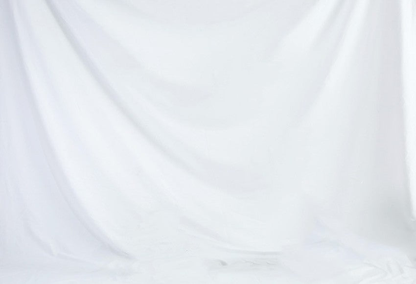 White Solid Color Backdrop for Photography S1