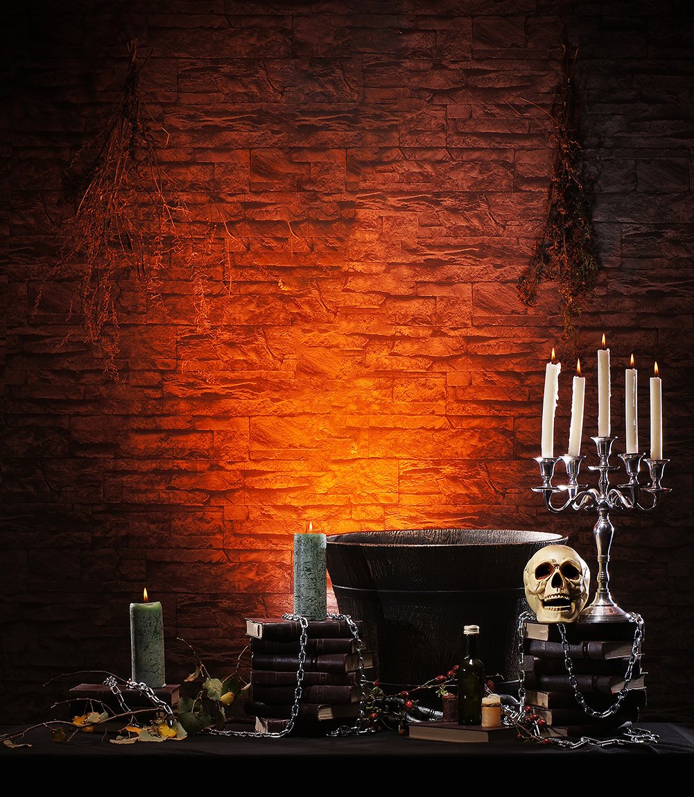 Wizard's Drug Refining Place  Halloween Festival Photo Backdrops DBD-P19098