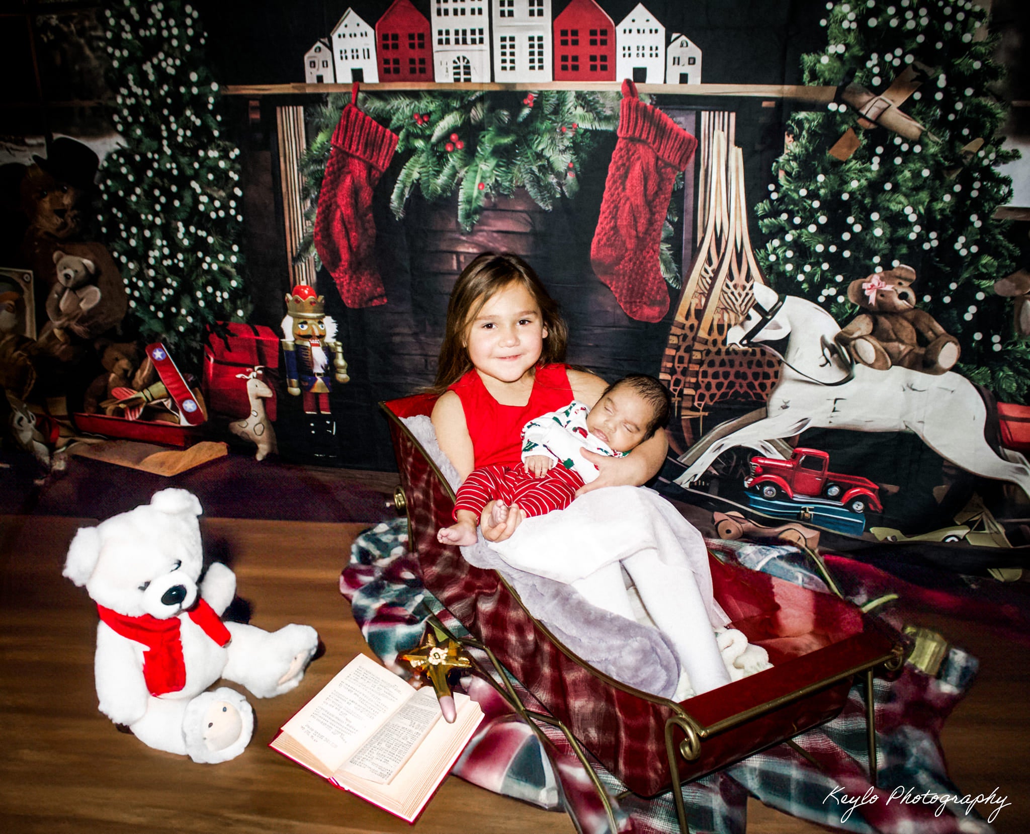 Christmas Trees Room Decoration Backdrop for Photography G-1434