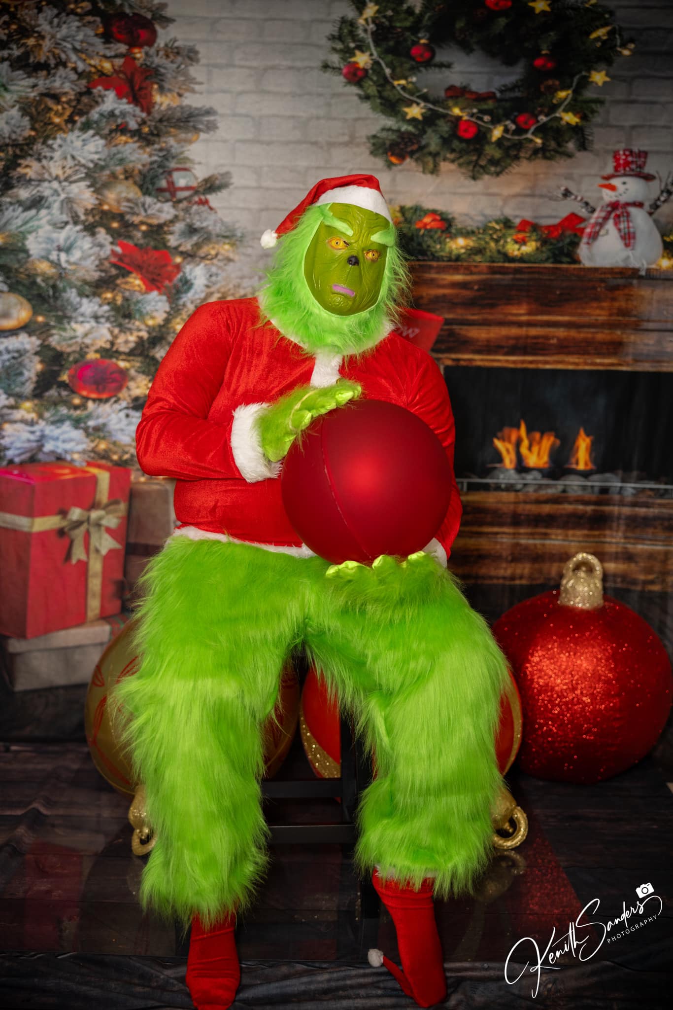 Christmas Tree Gift Boxes Photography Backdrop M7-03