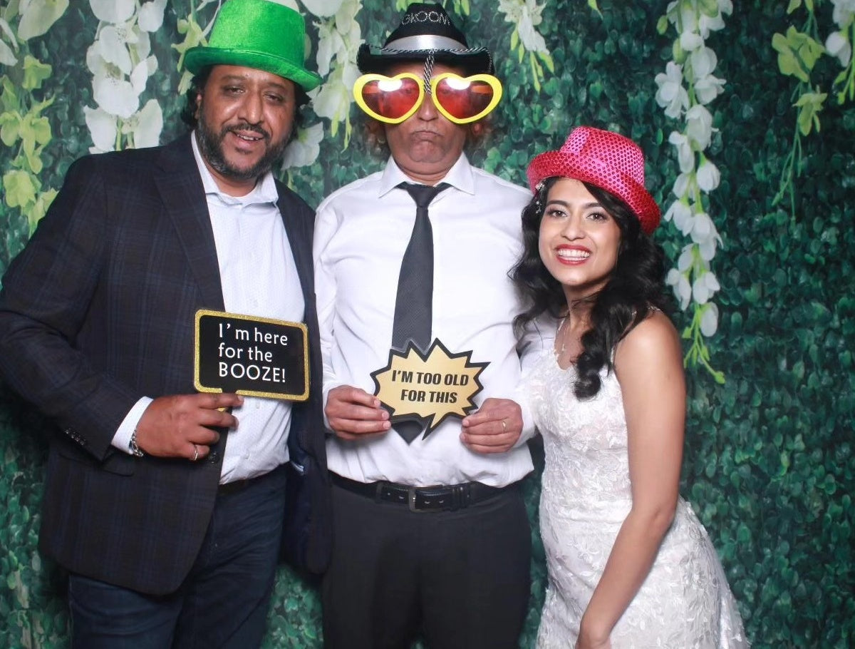 Floral Wall Backdrop Green Background for Photography GX-1034