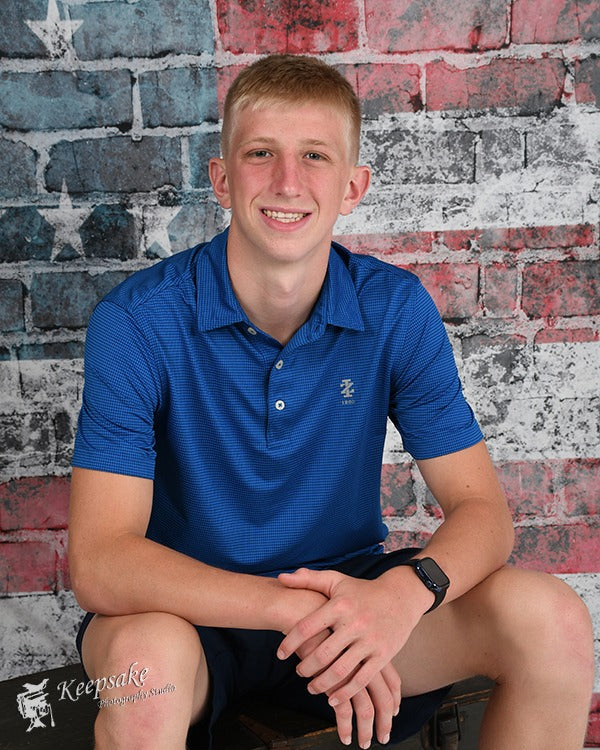American Flag Independence Day Brick Wall Backdrop M-21