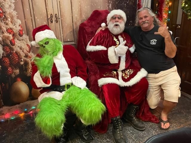 Snowflake Christmas Tree Presents Backdrop M10-53