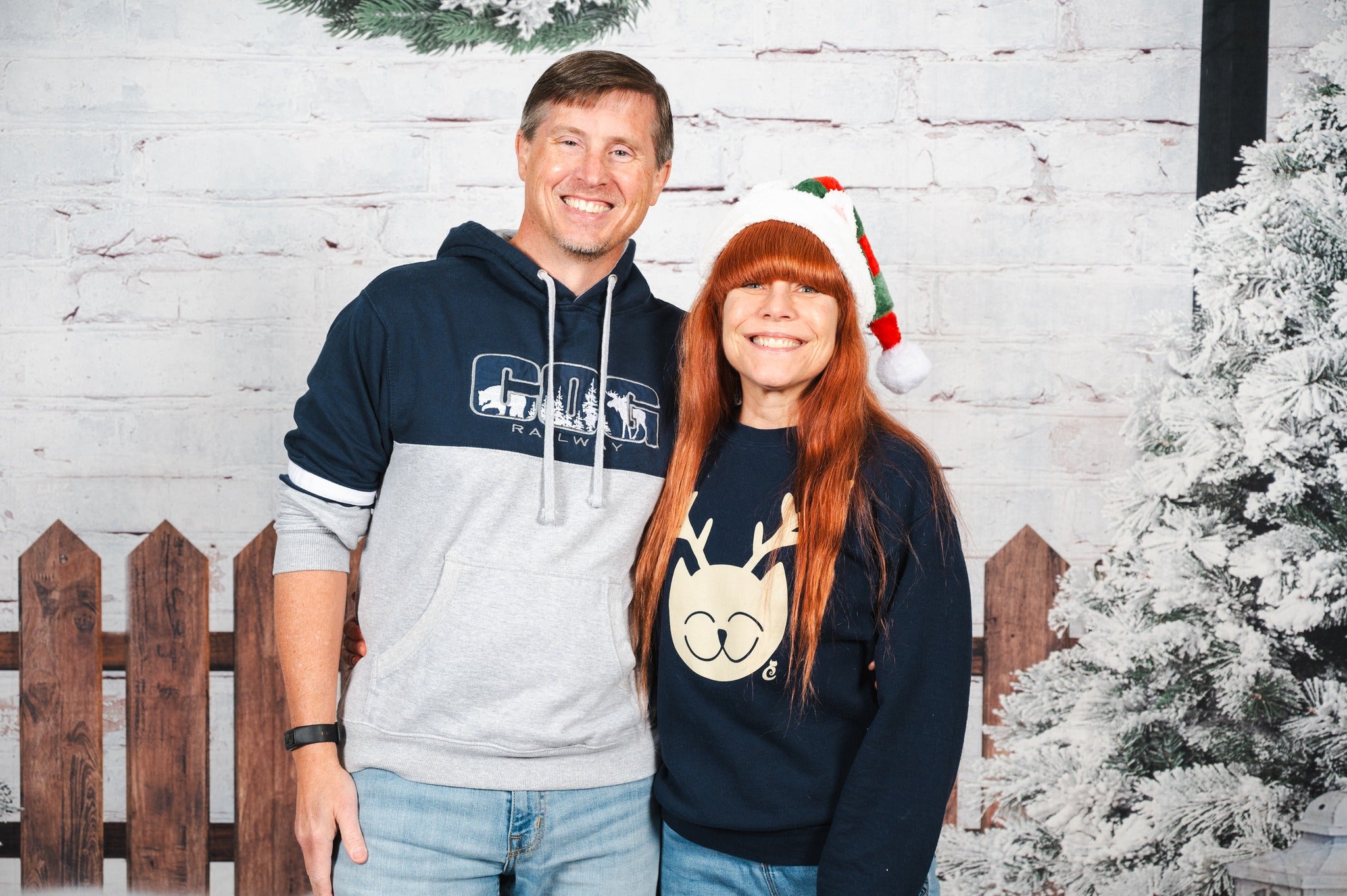 Chistmas Garden Lights Photo Shoot Backdrop D871