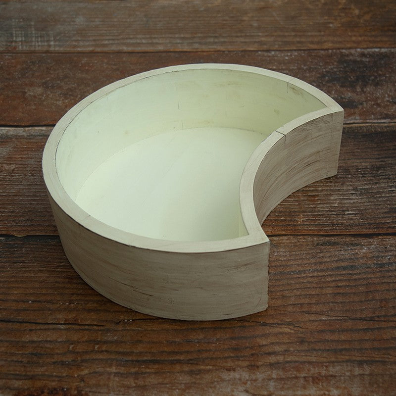 Wooden Moon Crescent Shaped Newborn Photography Props SYPJ5