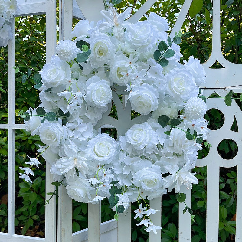Blue White Rose Hanging Flower Floor Floral Flower Ball Wedding Event Props ABFC-054