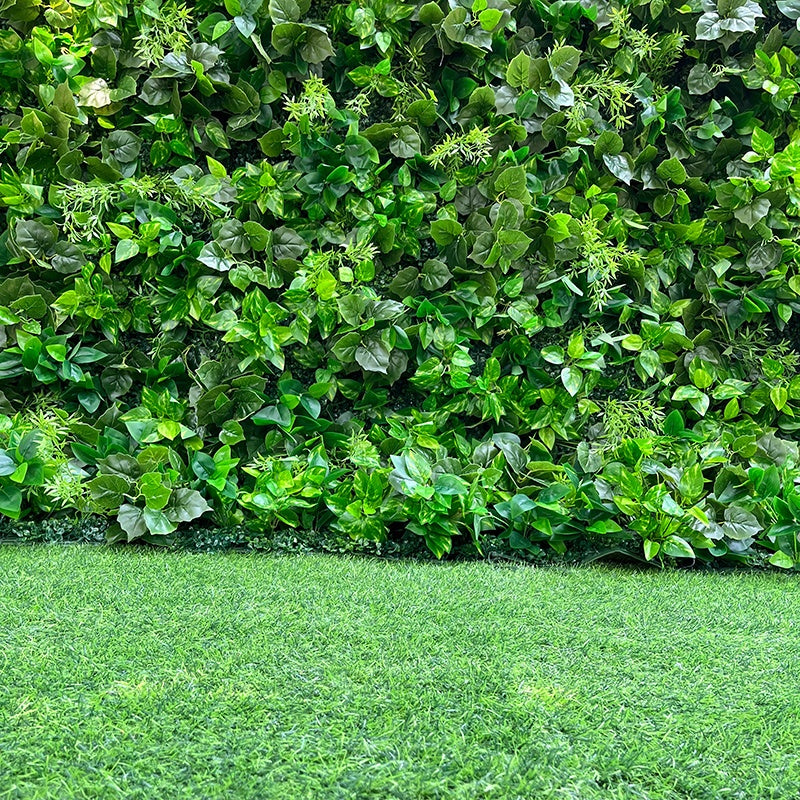Natural Style Artificial Green Plant Wall Backdrop for Event Decor ABFW-083
