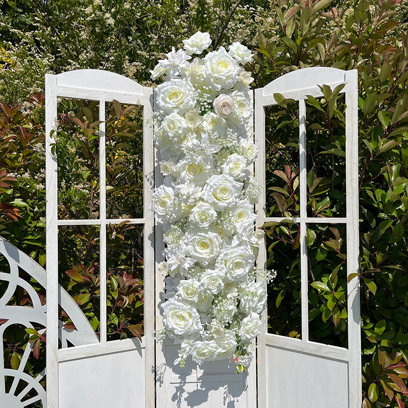 White Floor Flower Arrangement for Wedding Party Decor Proposal ABGF-050