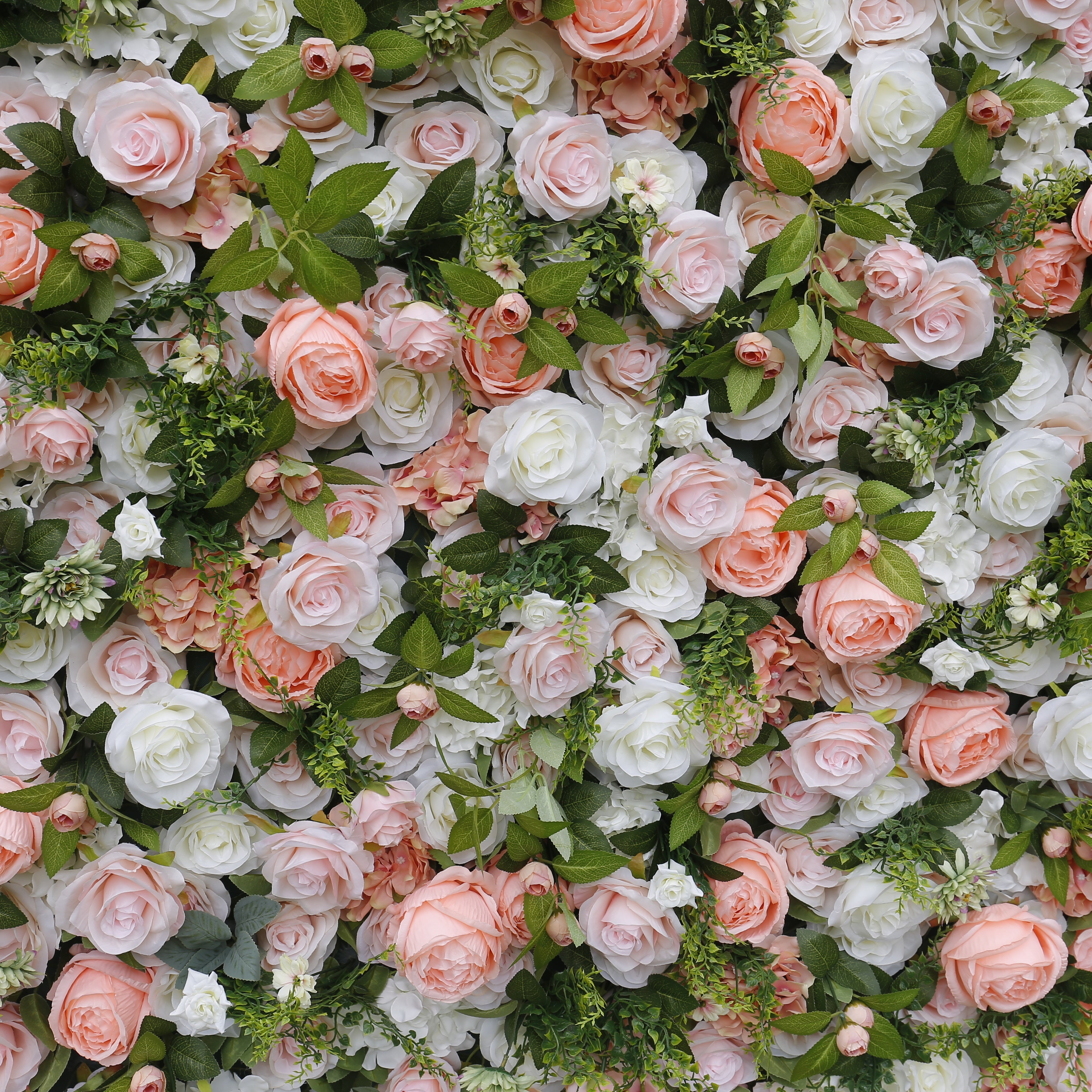 Soft Peach Bloom Flower Wall Panel for Wedding Ceremony Decor ACFW-012
