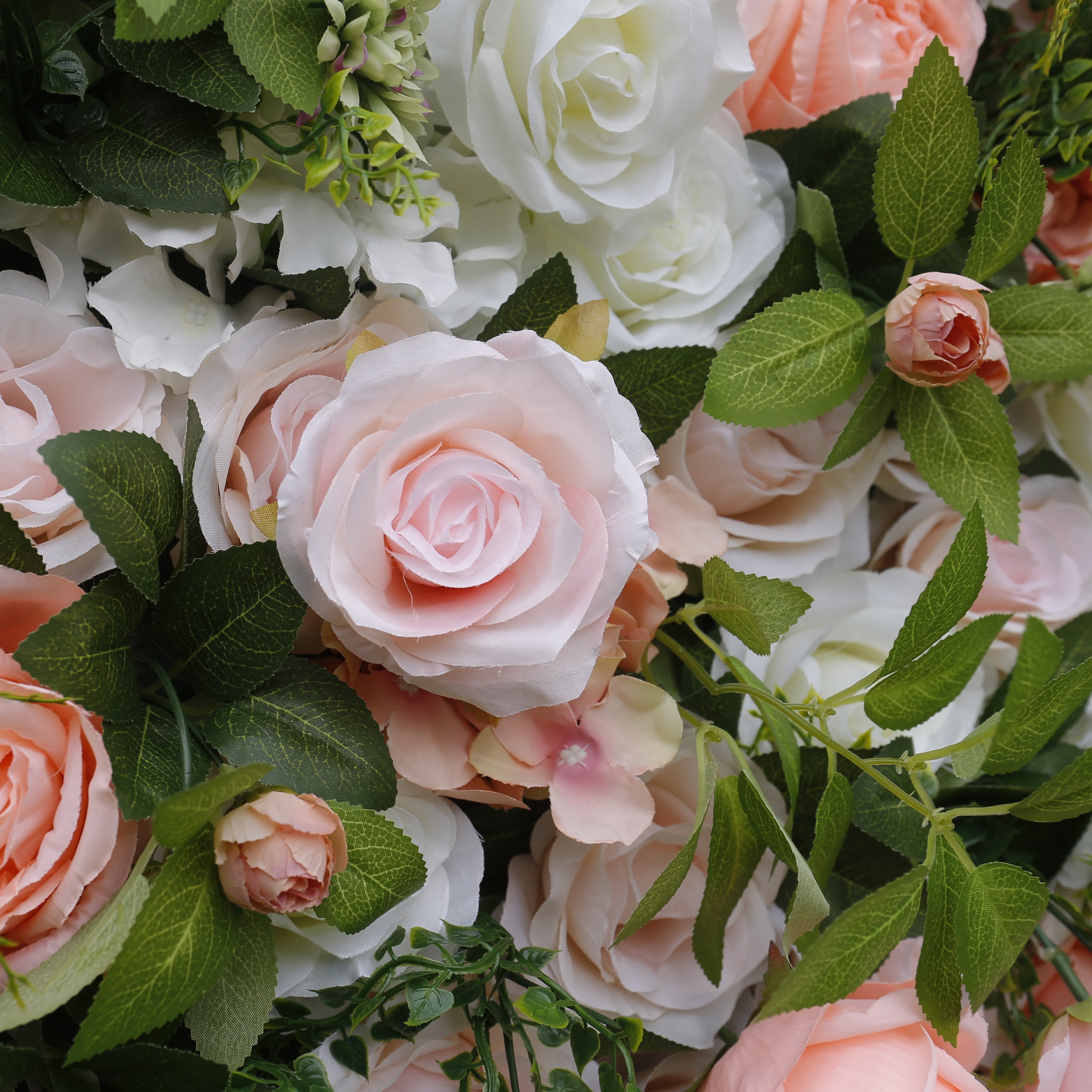 Soft Peach Bloom Flower Wall Panel for Wedding Ceremony Decor ACFW-012