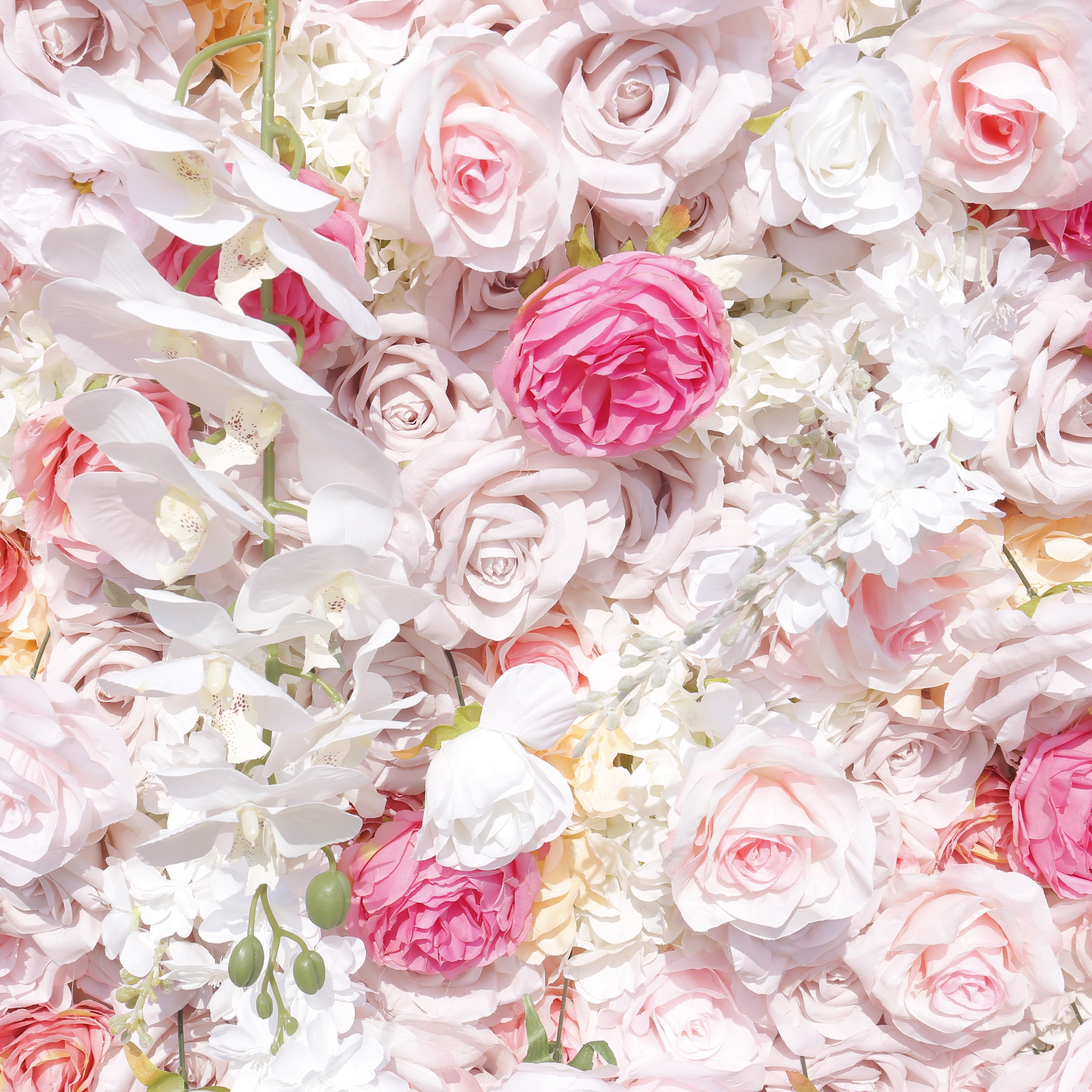 Sweet Blush Floral Wall Backdrop For Wedding Birthday Decor ACFW-108