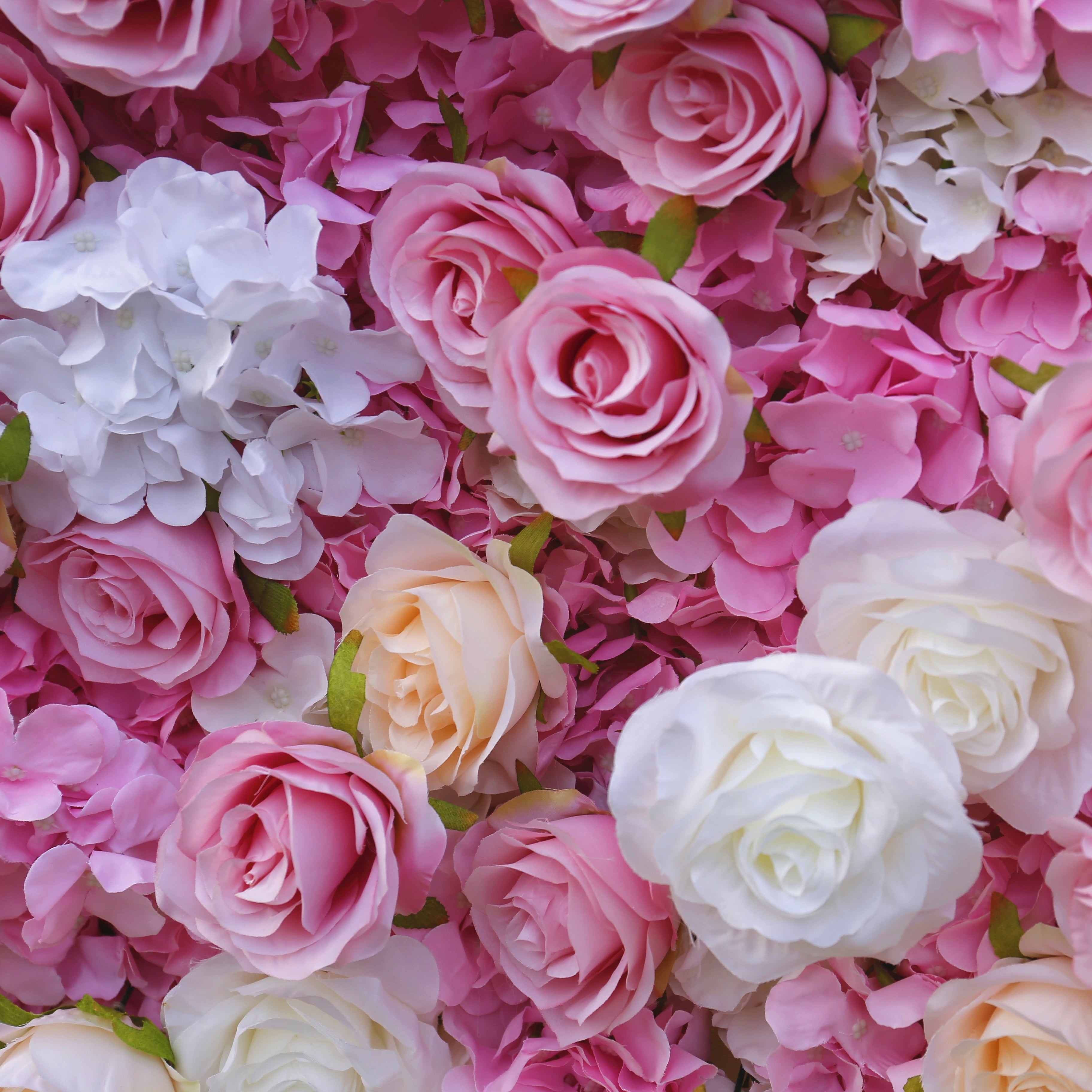 Gradient Pink Purple Fabric Flower Wall Wedding Backdrop ACFW-127