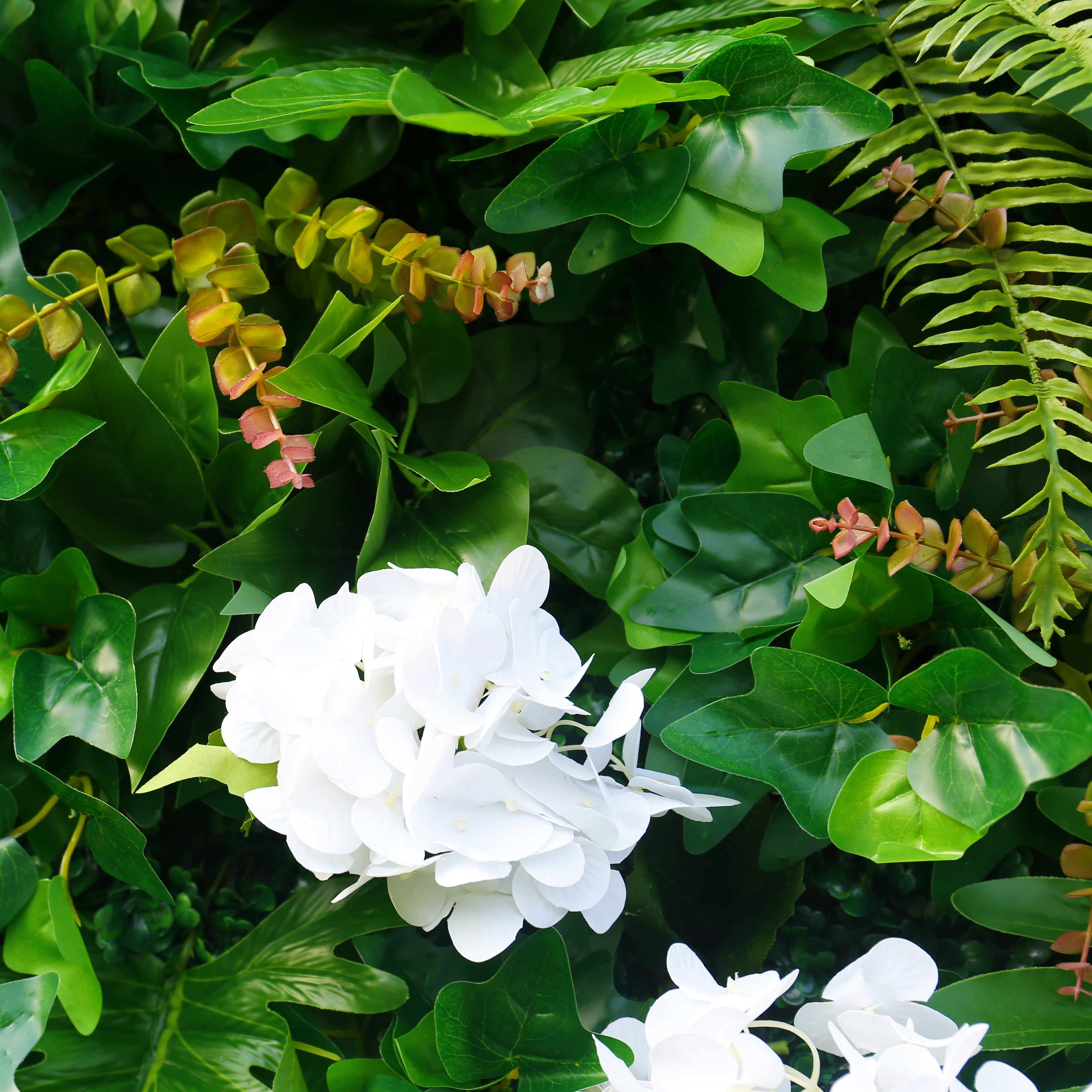 8ft Greenery Fabric Artificial Forest Flower Wall for Wedding Decor ACFW-163