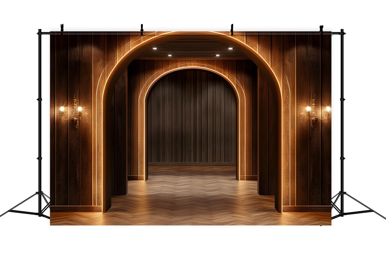 Boudoir Backdrop Ideas Wood Paneled Arch Backdrop BRP1-444