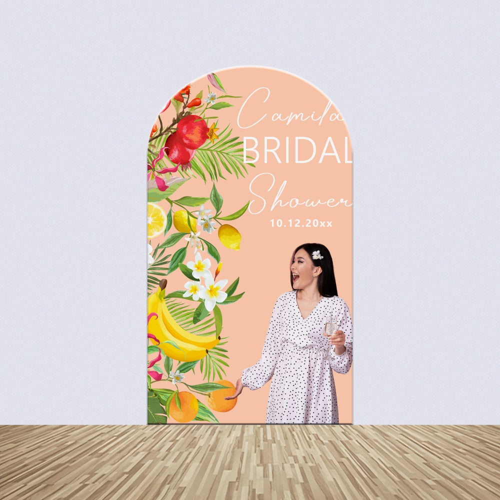 Bridal Shower Backdrop Fruit Blossom Customized Arch Backdrop Kit BRP4-141