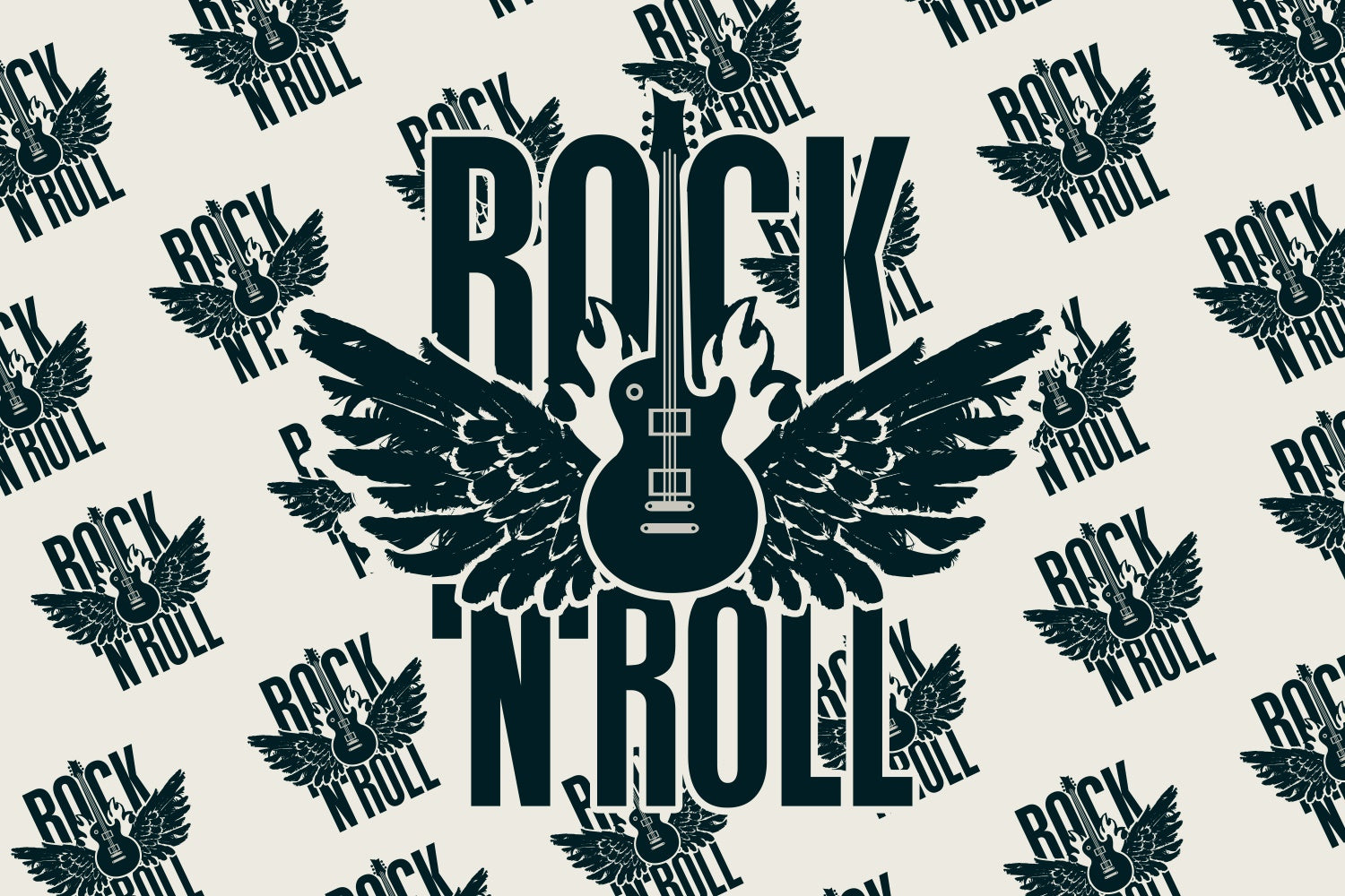 Festival Dance Backdrop Black Bold Rock Festival Backdrop BRP4-210