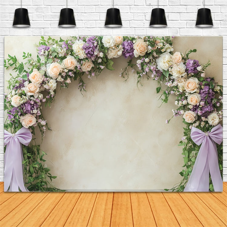 Fall Photo Backdrops Elegant Floral Archway Backdrop BRP57-192