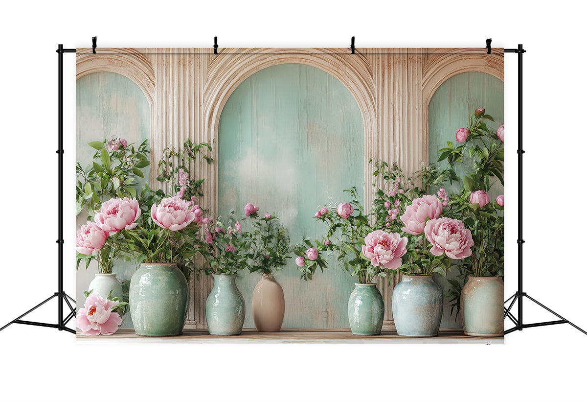 Autumn Photo Backdrop Fall Bloom Vase Display Backdrop BRP57-195