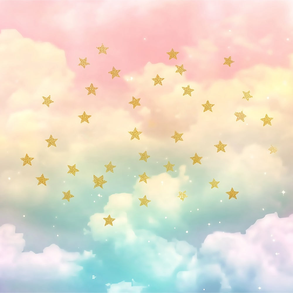 Cloud Backdrops Pastel Cloud Sparkle Backdrop BRP57-210
