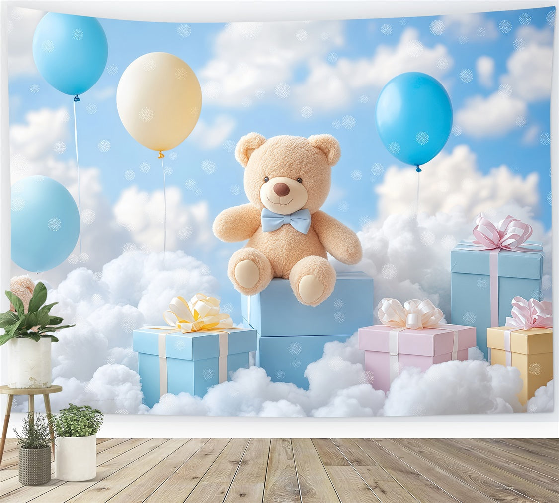 Cloud Photography Backdrop Sky Gift Celebration Backdrop BRP57-221
