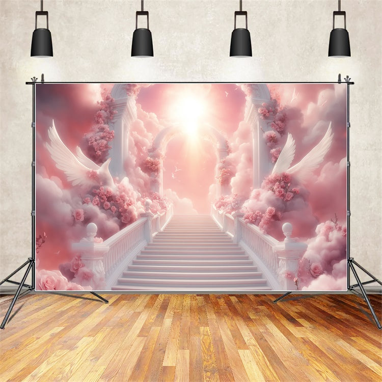 Cloud Backdrop Photography Angel Garden Gate Backdrop BRP57-226