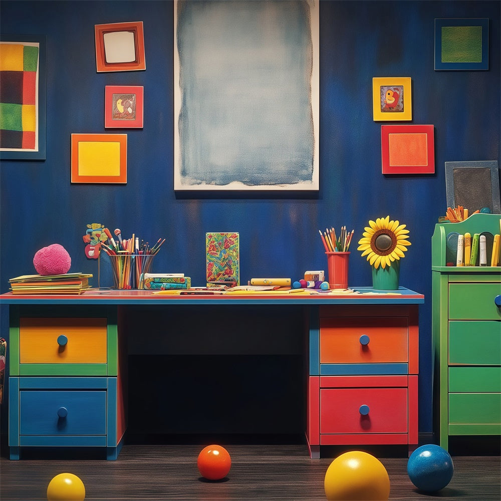 Back To School Backdrops Whimsy Learning Zone Backdrop BRP57-32