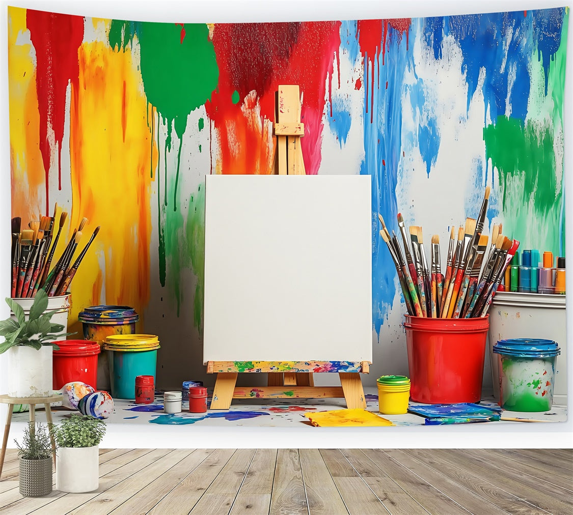 School Picture Backdrop Creative Canvas Moment Backdrop BRP57-51