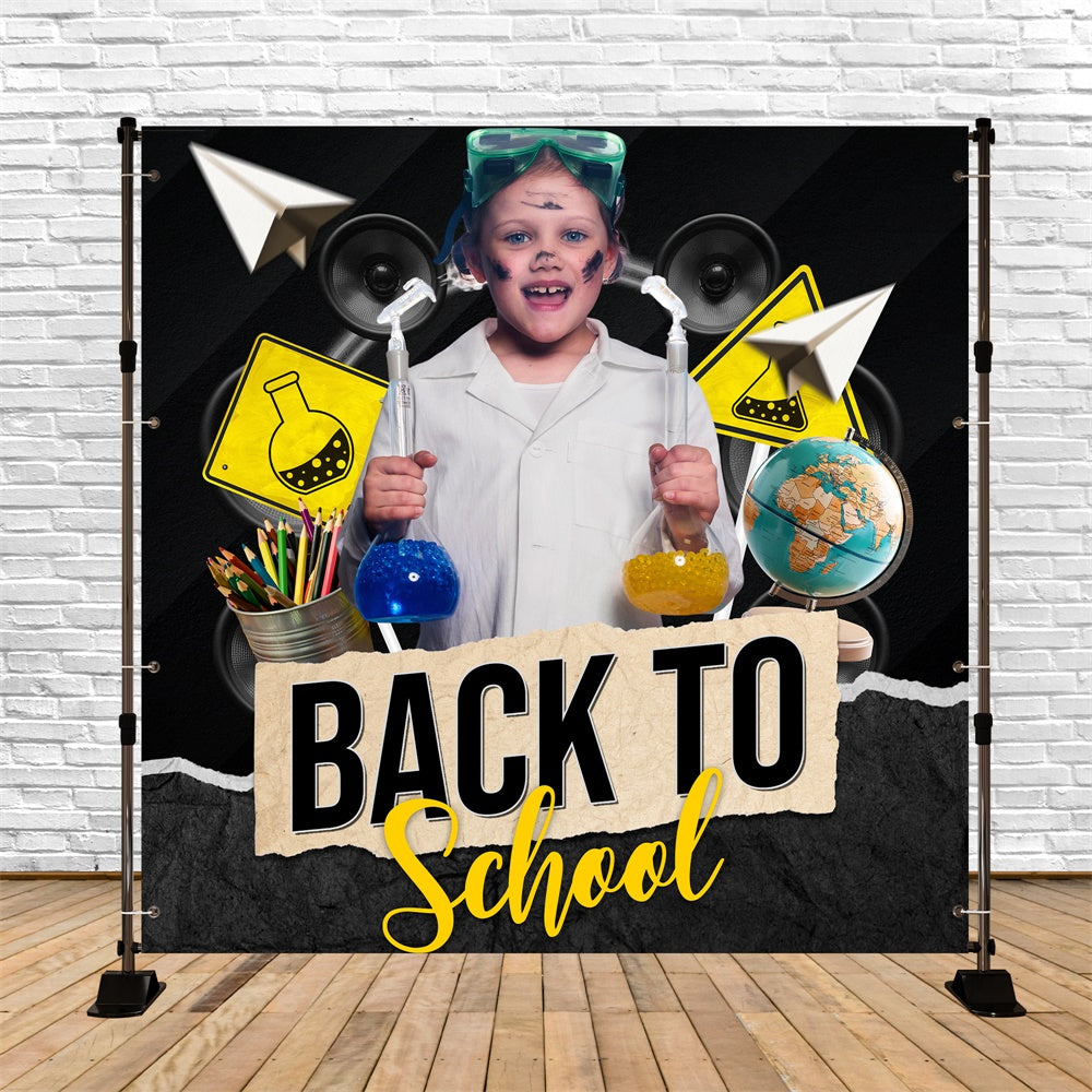 Back To School Backdrop Science Star Chemistry Customized Backdrop BRP6-35