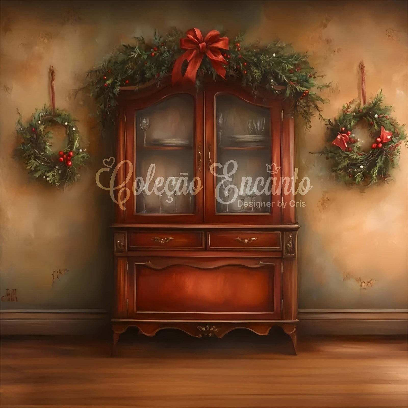 Christmas Backdrop Ideas Interior Holiday Wreaths Backdrop By Magali
