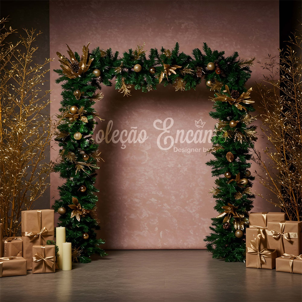 Christmas Backdrops Sale Minimal Festive Arch Gift Backdrop By Magali