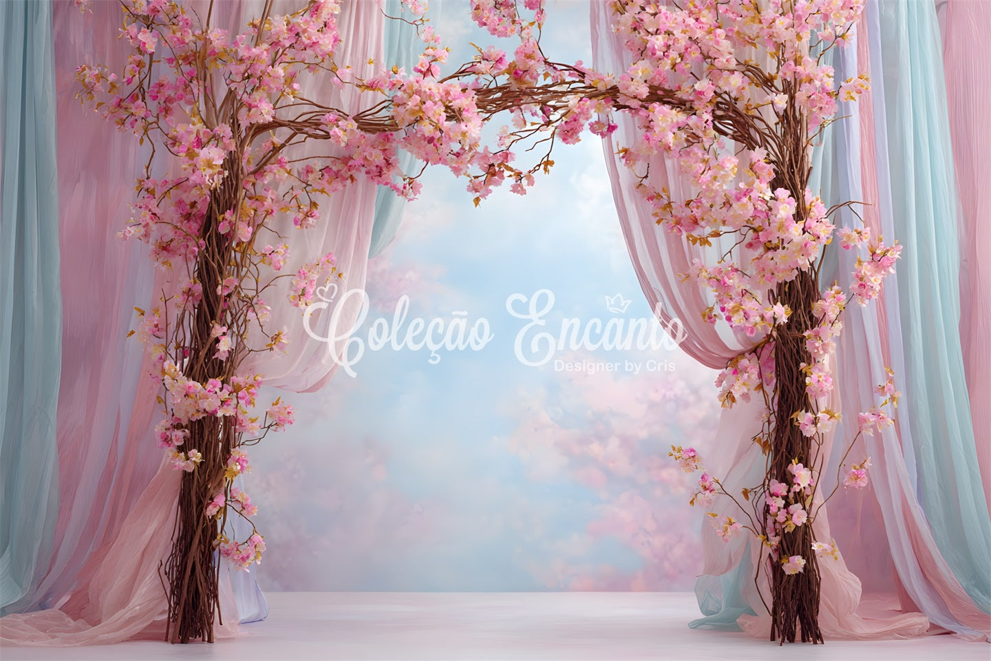 Mother Day Backdrop Pink Blossom Arch Drapery Mothers Day Photo Backdrop Ideas By Magali