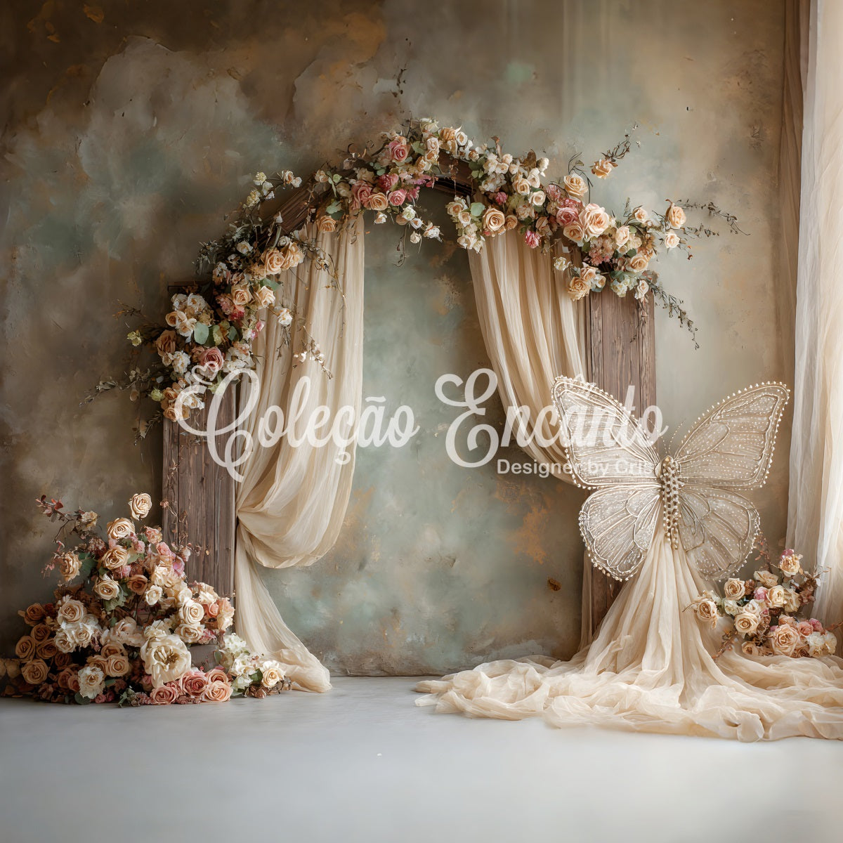 Backdrops For Mother's Day Elegant Rose Arch Butterfly Backdrops For Mothers Day By Magali