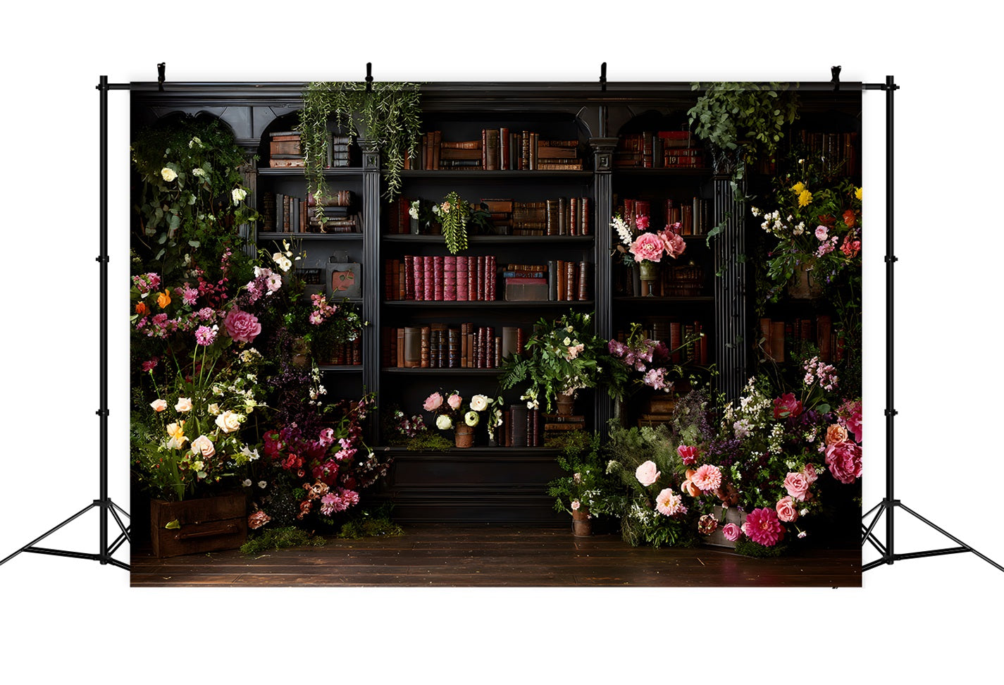 Mother's Day Picture Backdrop Library Blooms Vintage Charm Mothers Day Photo Booth Backdrop By Magali