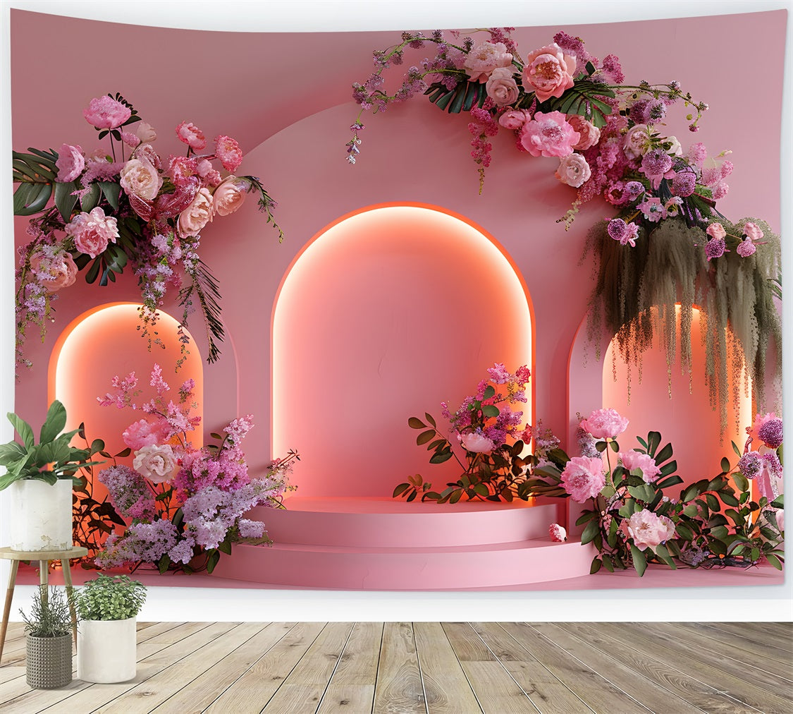Mothers Day Flower Backdrop Lush Garden Peony Bliss Backdrops For Mother's Day By Magali