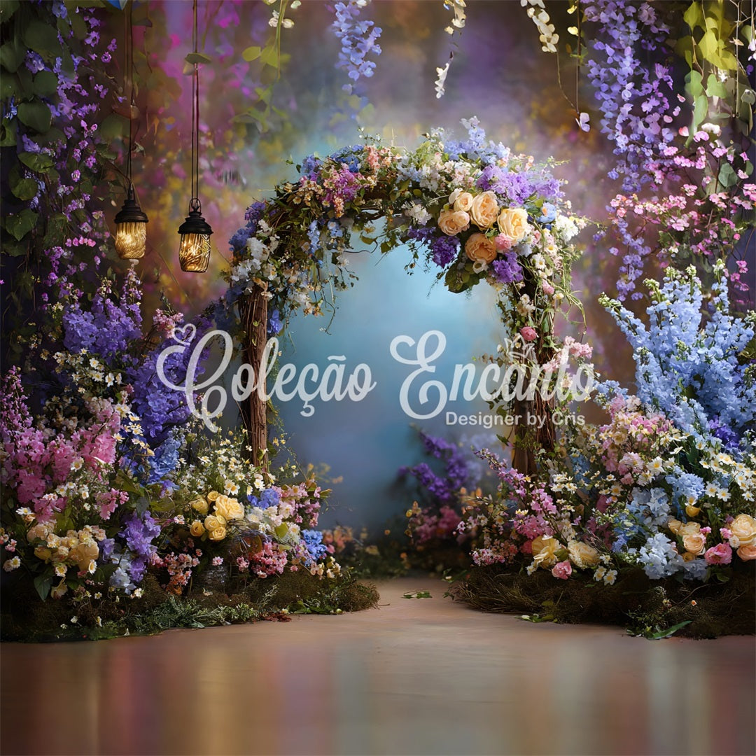 Mother's Day Backdrop Ideas Soft Pastel Floral Archway Mother's Day Backdrop Design By Magali
