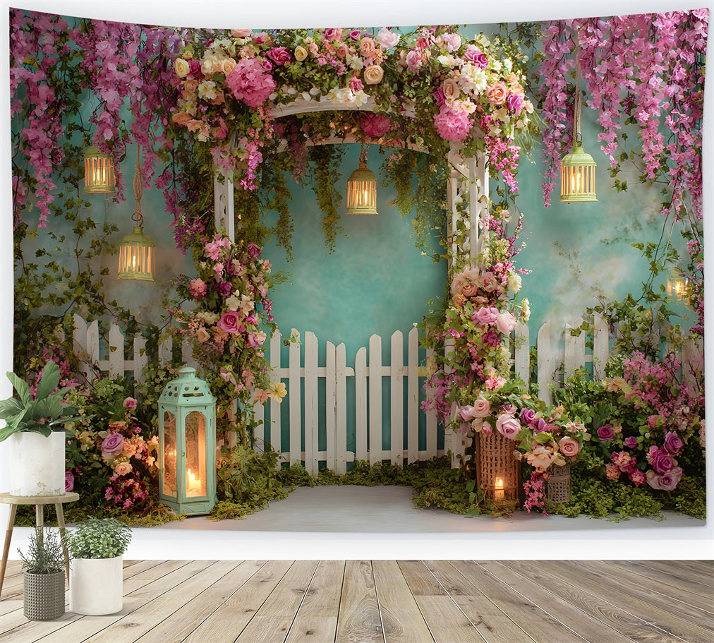 Mothers Day Photography Backdrops Vintage Lantern Blossom Entrance Mother's Day Backdrop Ideas By Magali