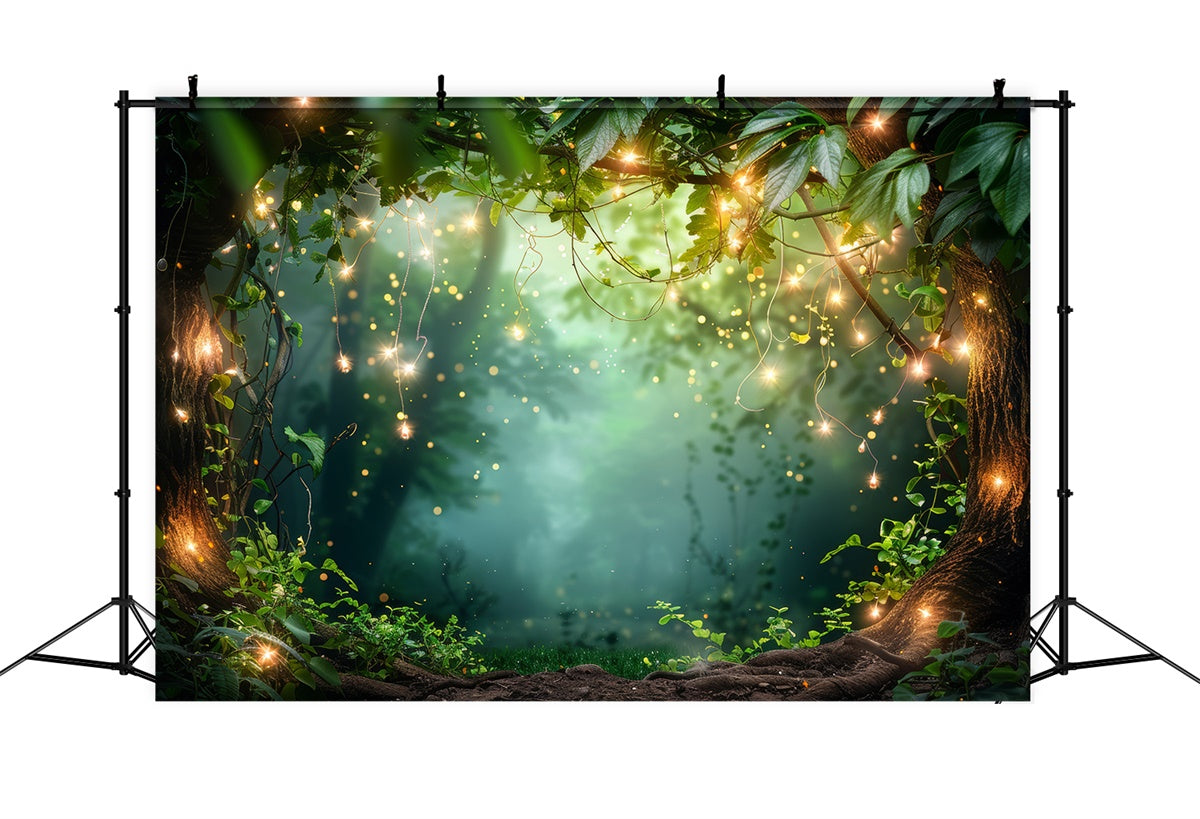Forest Backdrop Ideas Enchanted Glow Forest Archway Backdrop CJJ2-45