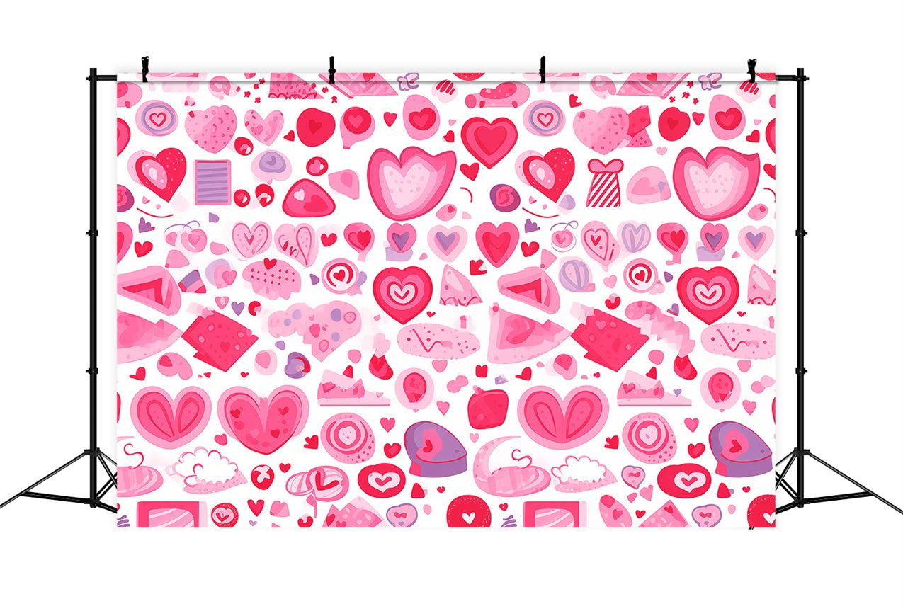 Pink Girl Backdrop Pink Dessert Love Dream Backdrop CJJ2-74