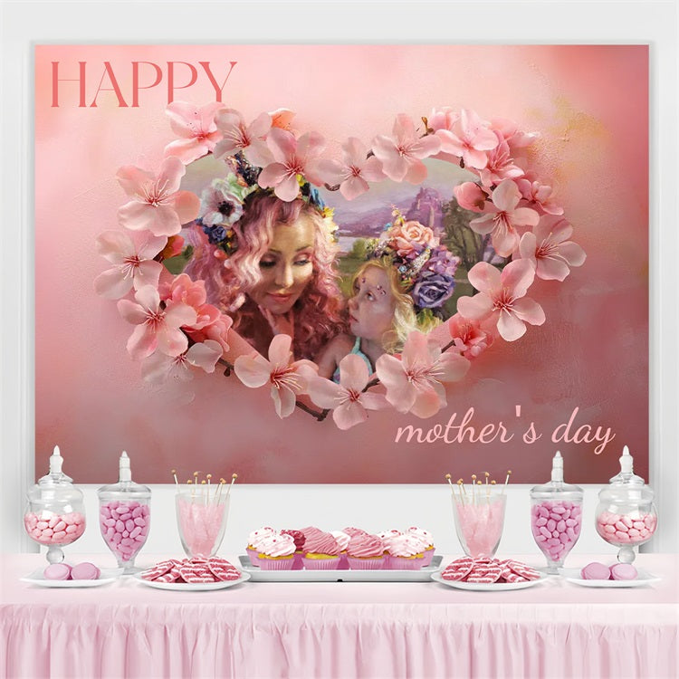 Backdrop For Mothers Day Fantasy Floral Wonderland Custom Backdrop CSH3-147