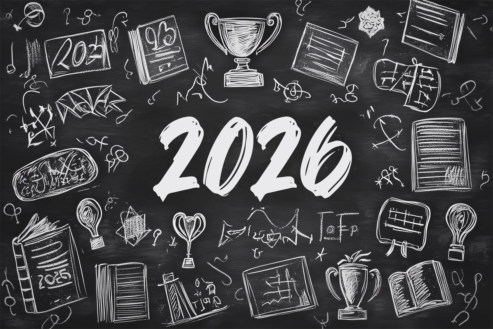 Backdrops For Graduation Chalkboard Sketch Graduation Party Backdrop CSH3-238