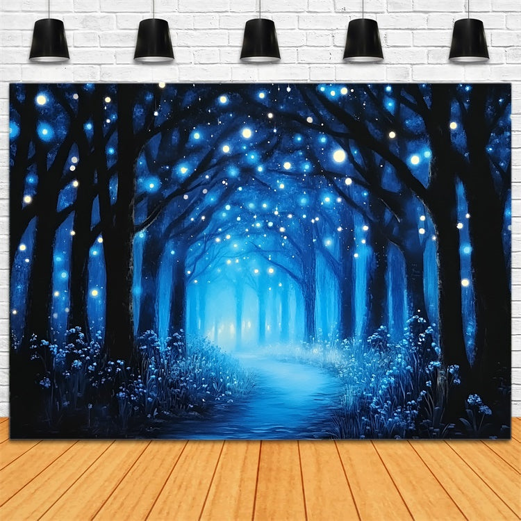 Enchanted Forest Backdrop Ideas Sparkling Dream Path Backdrop CSH4-102