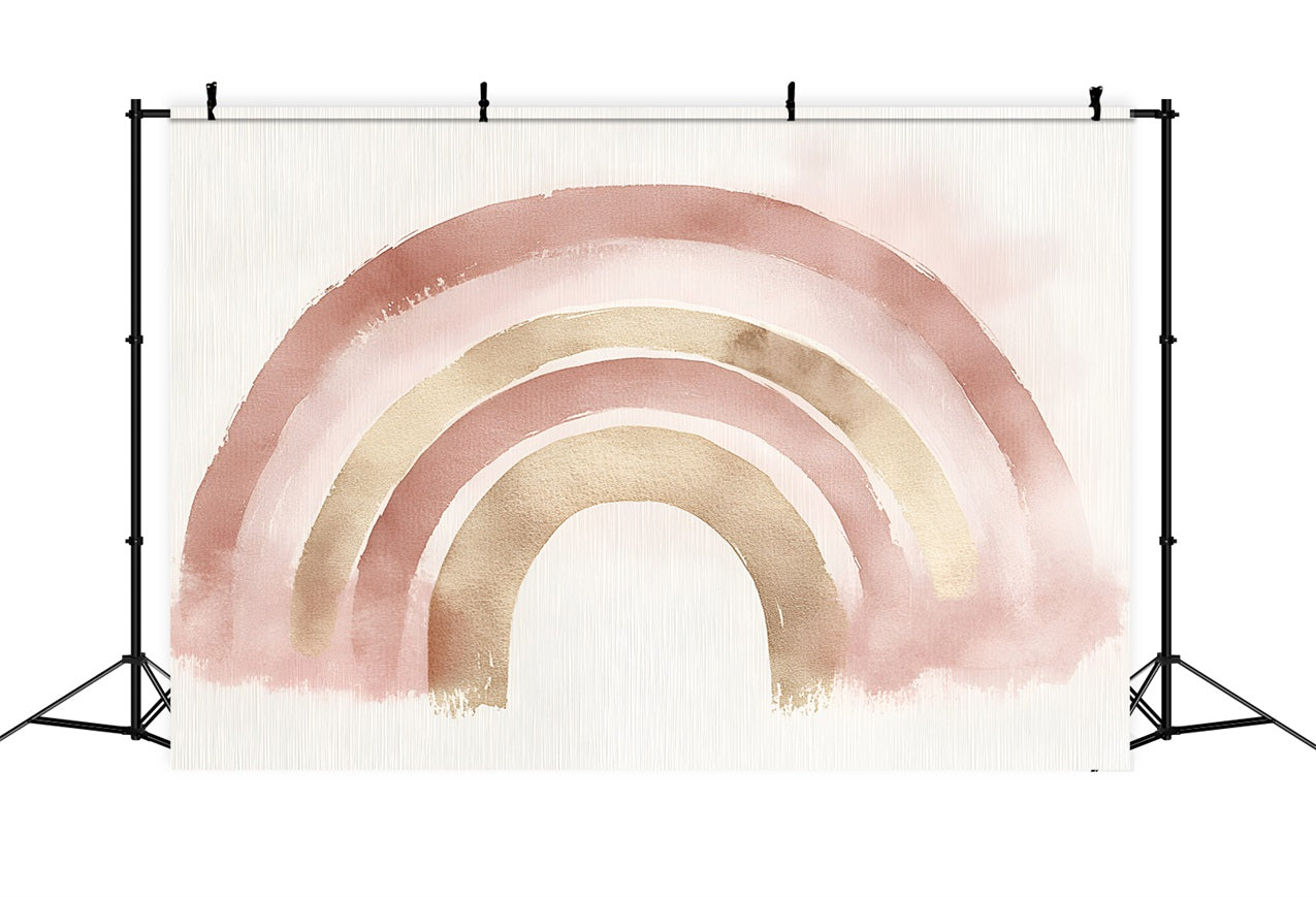 Boho Arch Backdrop Pastel Rainbow Arch Backdrop CSH4-126