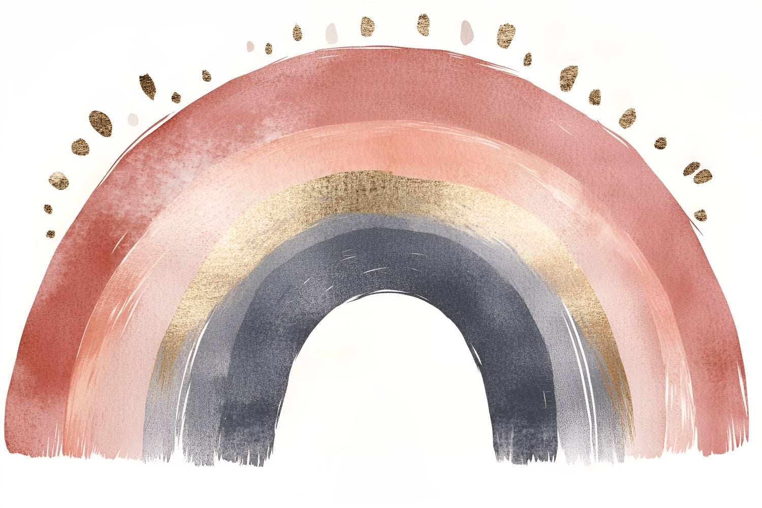 Boho Arch Backdrop Golden Rainbow Arch Backdrop CSH4-127